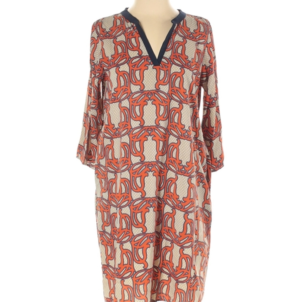 Geometric print shirt  dress